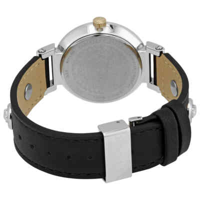 Pre-owned Versace Tribute Quartz Black Dial Ladies Watch Vevg00120