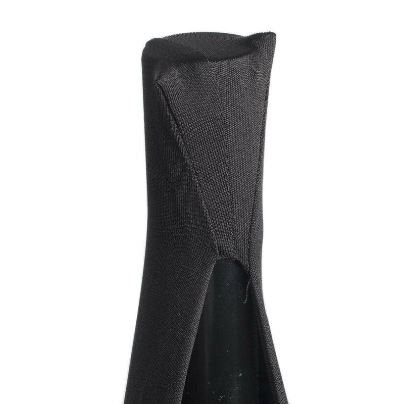 2x DJ Tripod Speaker Stand Scrim Spandex Fabric Stretch Cover Double Sided Black