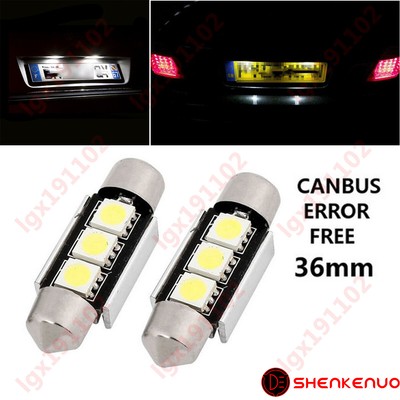 skoda octavia number plate bulb