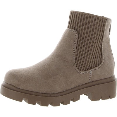 

Steve Madden Girls J-Hutch Ботильоны из искусственной замши «Челси» BHFO 6992, Taupe, J-Hutch