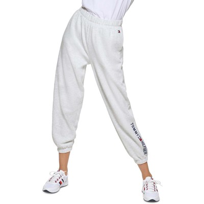 

Tommy Hilfiger Sport Женские серые удобные спортивные штаны бойфренда с логотипом  BHFO 9477, White stone heather
