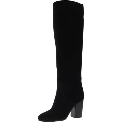 Pre-owned Michael Kors Kors  Womens Leigh Black Knee-high Boots 6 Medium (b,m) Bhfo 1465