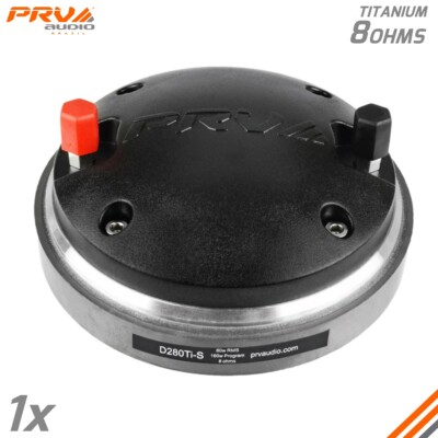 1x PRV Audio D280Ti-S 1'' Exit Titanium PRO Compression Driver 160 Watts 8 Ohms