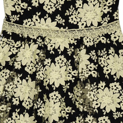 BURBERRY BURBERRY FLORAL-EMBROIDERED LACE DRESS