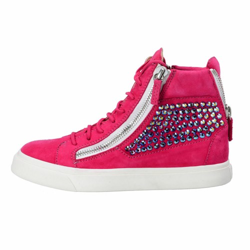 Pre-owned Giuseppe Zanotti Fashion Sneakers Shoes 5 6 6.5 7 7.5 8 8.5 9 9.5 10 11 11.5 12 In Pink