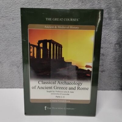 Great Courses Classical Archaeology of Ancient Greece & Rome Guidebook & DVD