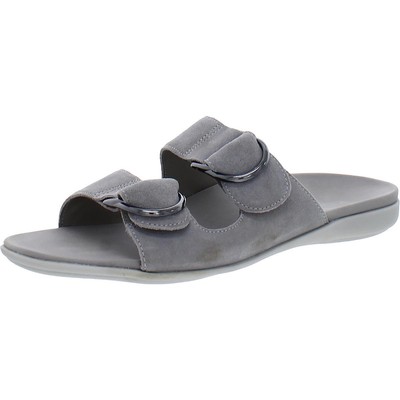 

Серые замшевые шлепанцы Vionic Womens Corlee из серой замши шириной 10 (C, D, W) BHFO 9039, Light grey suede