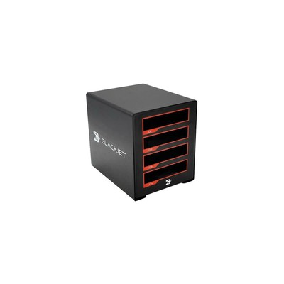 Док-станция для кинотеатра Blackjet TX-4DS с 4 отсеками, Thunderbolt 3, разъем Type-C