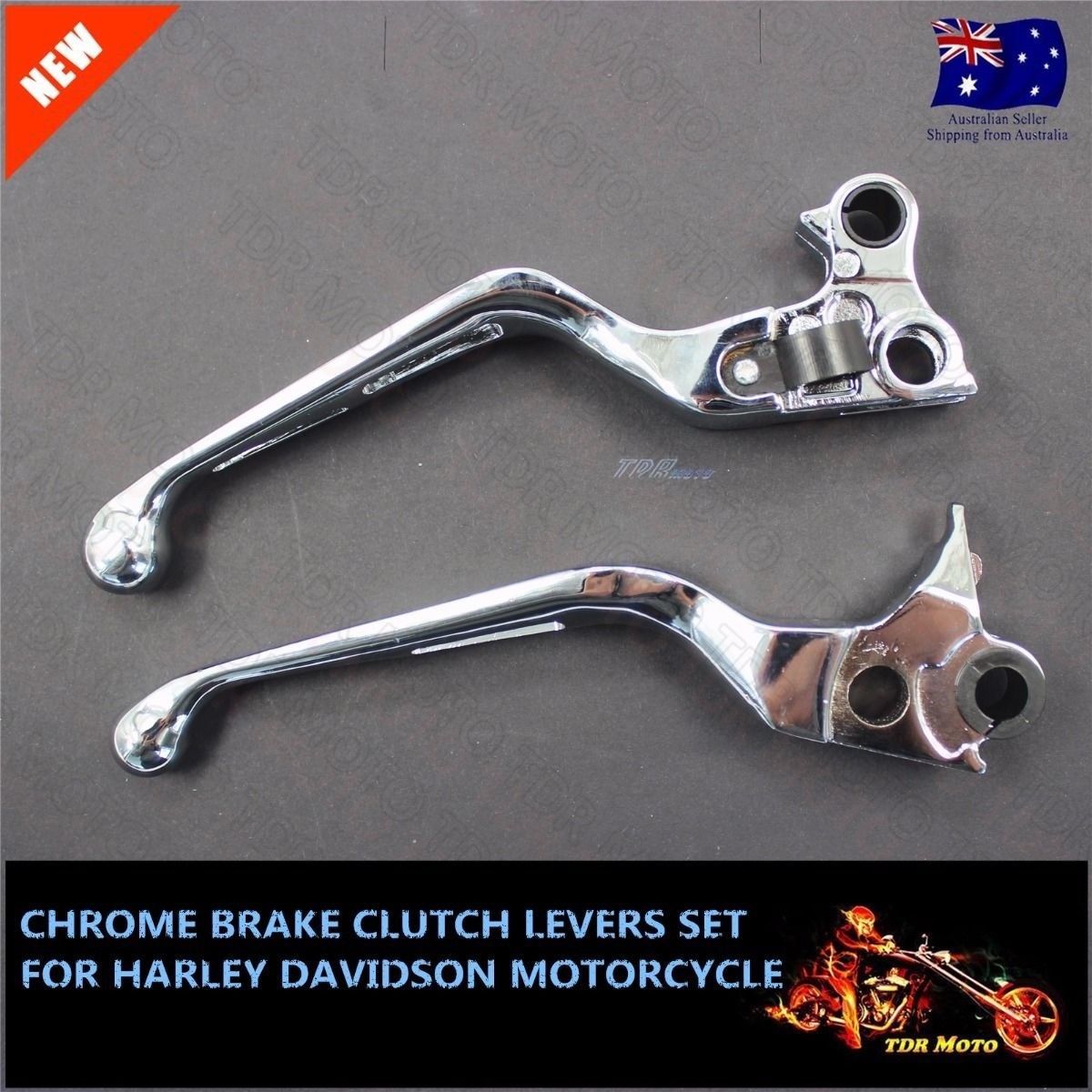 Alloy Chrome Brake Clutch Levers For Harley Davidson 2011/2012/2013