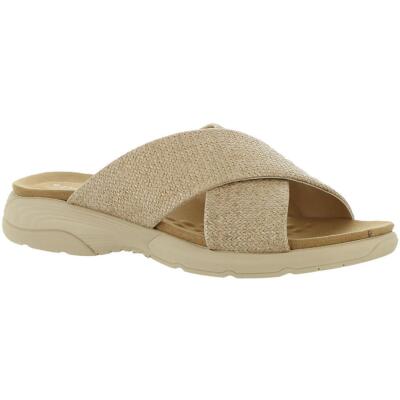 

Easy Spirit Womens Taite 2 Woven Slip On Comfort Slide Sandals Shoes BHFO 0162, Taite 2