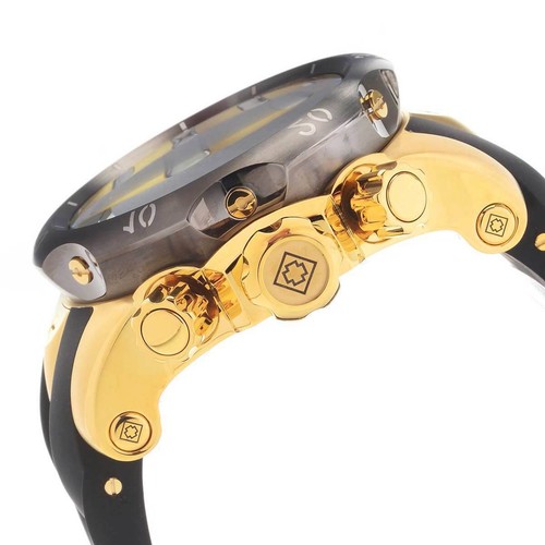 Pre-owned Invicta Men's Venom Gold Dial Chronograph Dive Watch | 24258