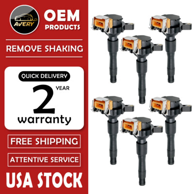 Pack of 6 Ignition Coil FOR BMW ALL Series X5 330 E46 1994-2005 More C1239 UF354