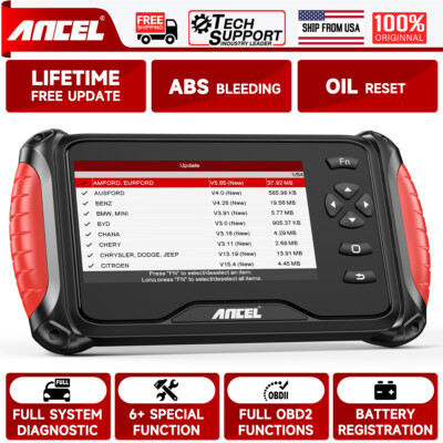 ANCEL FX8000 OBD2 Scanner All System Code Reader Automotive Diagnostic Scan Tool