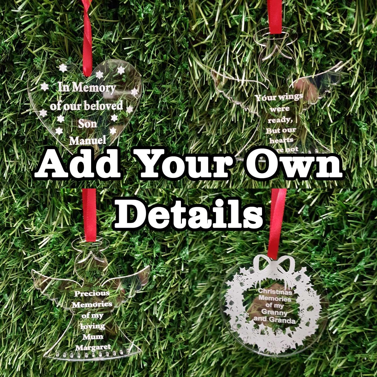 angel baby christmas bauble