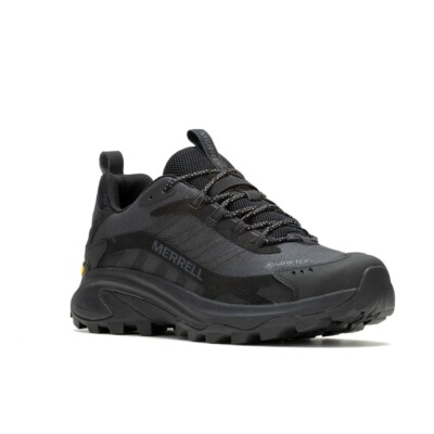 Pre-owned Merrell Moab Speed 2 Gtx Wide [ml037513w] Men Outdoors Shoes Black J037513w