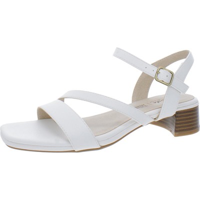 Женские туфли LifeStride Julep из искусственной кожи белого цвета на каблуке 10 см (B,M) BHFO 8141