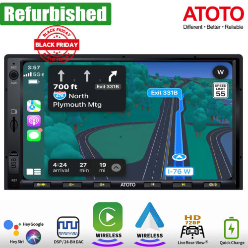 ATOTO F7 WE 7IN Double 2Din Bluetooth Car Stereo Wireless Android Auto & CarPlay | eBay ATOTO F7 WE 7IN Double 2Din Bluetooth Car Stereo Wireless Android Auto & CarPlay | eBay
