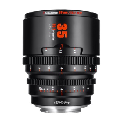 7Artisans Hope Prime 35mm T2.1 Cinema lens for MFT M43 mount camera =Black=