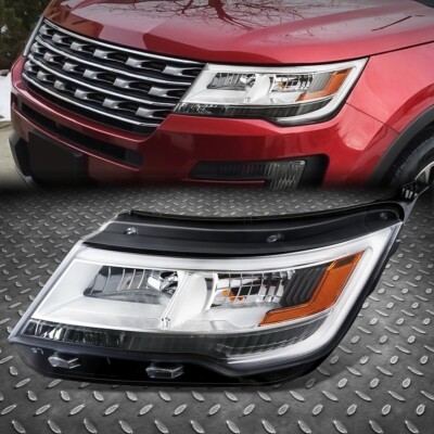 [LED DRL] Для 16-18 Ford Explorer Limited XLT Platinum Левая боковая фара водителя