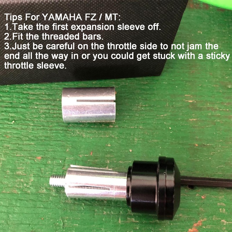 7/8" Motorcycle Bar End Mirrors Black For Yamaha FZ07 FZ09 MT07 MT09 MT03 MT10