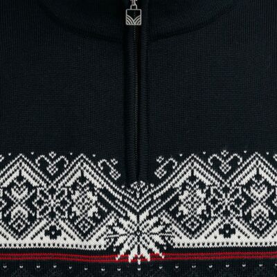 Pre-owned Dale Of Norway Moritz Sweater - Men's Dark Charcoal/raspberry/black/off White, S