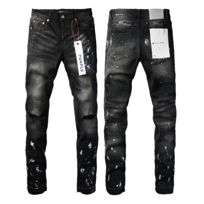 2024 New Purple brand Men's Fashion jeans