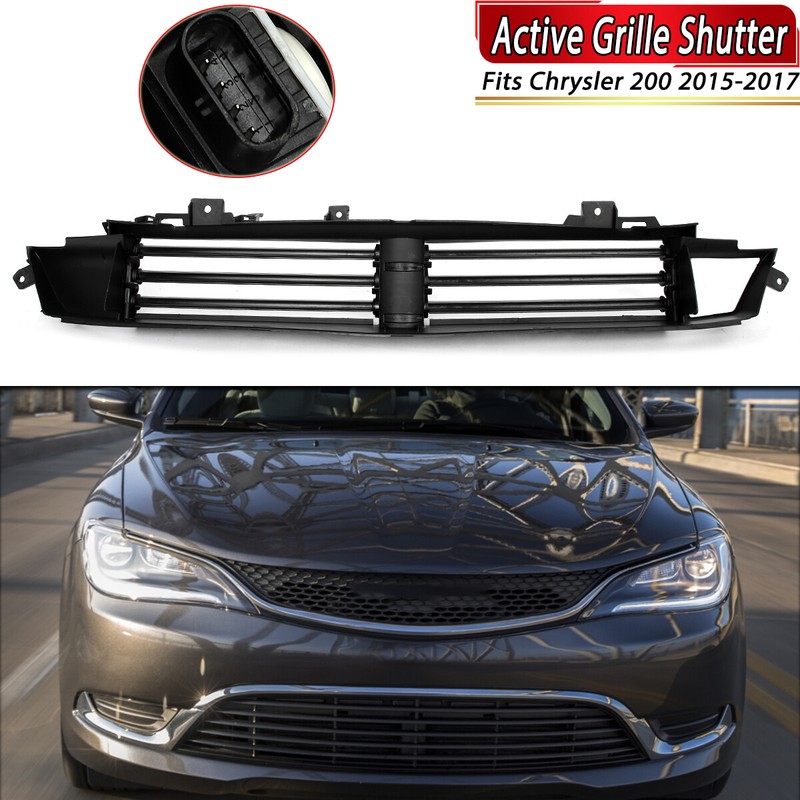 Active Grille Shutter For 2015-2017 Chrysler 200 Lower Air