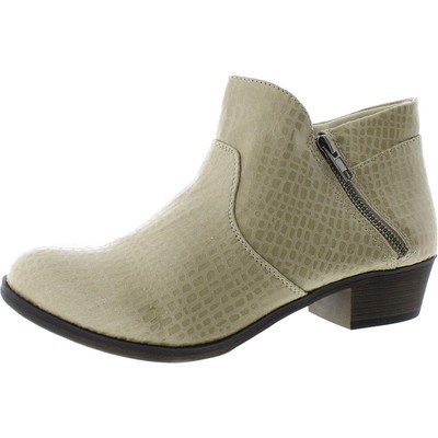 Женские ботильоны Abby бежевого цвета на молнии Sun + Stone Shoes 9 Medium (B,M) BHFO 9924