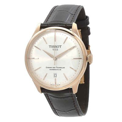 Мужские часы Tissot Chemin Des Tourelles с автоматическим серебряным циферблатом T139.807.36.031.00