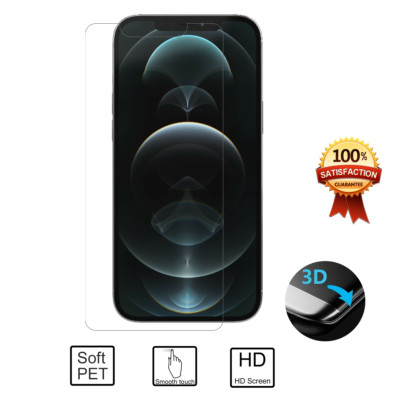 2x 3D CLEAR PET Soft Film Screen Protector Film For Apple iPhone 12 Pro Max Mini