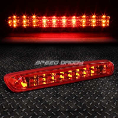 [2-РЯДНЫЙ СВЕТОДИОДНЫЙ ИНДИКАТОР]ДЛЯ 07-14 SILVERADO SIERRA ТРЕТИЙ ЗАДНИЙ СТОП-СИГНАЛ ГРУЗОВОЙ ФОНАРЬ КРАСНЫЙ