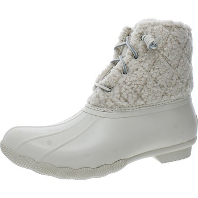 Зимние сапоги Sperry Womens Saltwater цвета слоновой кости 11 Medium (B,M) BHFO 8116