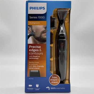 Philips MG1100/16 MultiGroom Series 1000 Präzisionstrimmer, Click On Bartstyler