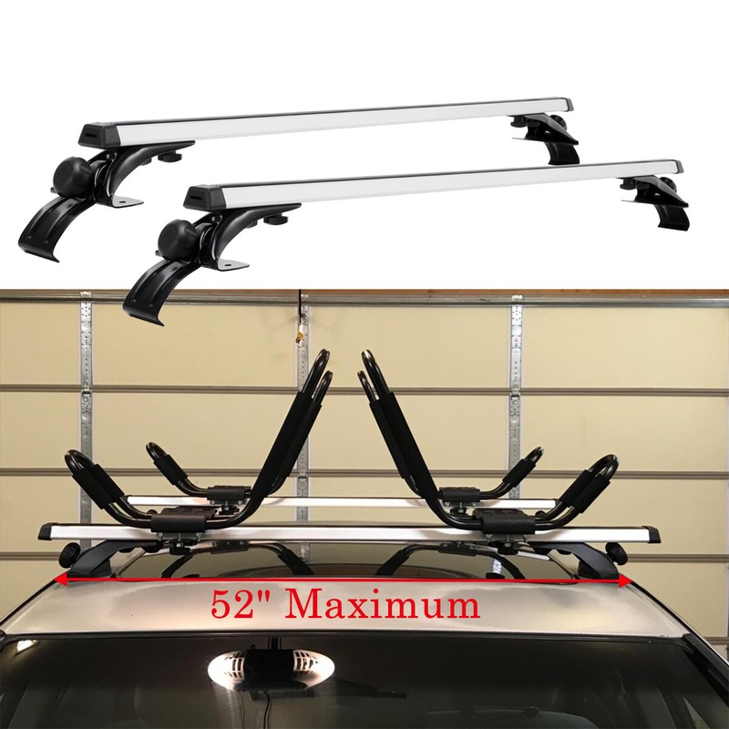 For Mazda 3 2004-2021 48" Roof Rack Top Cross Bars Kayak Cargo Luggage Carrier