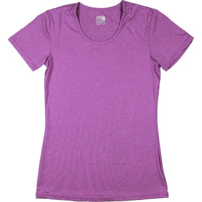

Женская фиолетовая футболка с круглым вырезом 32 Degrees Cool  BHFO 1273, Heather violet