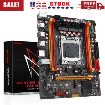 X79 Motherboard LGA 2011 DDR3 REG ECC Server/Non-ECC/Desktop RAM M.2 SATA 3.0