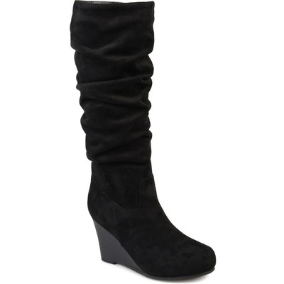 

Женские черные полусапоги до середины икры Journee Collection Haze 7, средние (B,M) BHFO 2681, Черный