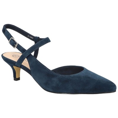 Женские туфли-лодочки Bella Vita из темно-синей кожи KAYCE шириной 8,5 (C, D, W) BHFO 2029
