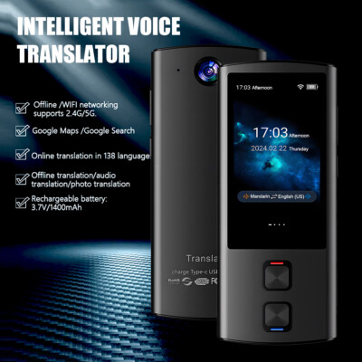 Offline Smart Translator Voice Wifi Translation Bluetooth Supports 138 Language