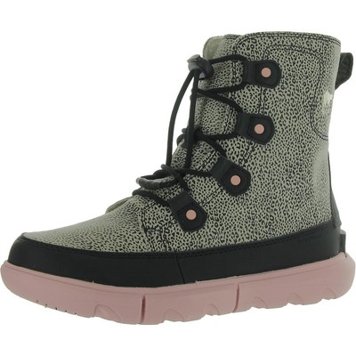 Женские коричневые зимние ботинки на плоской подошве со шнуровкой Sorel 6 Medium (B, M) BHFO 4809