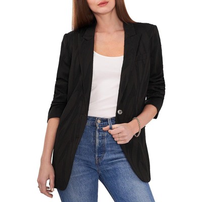 

Женский черный жаккардовый деловой пиджак с двумя пуговицами Vince Camuto  BHFO 4417, Rich black
