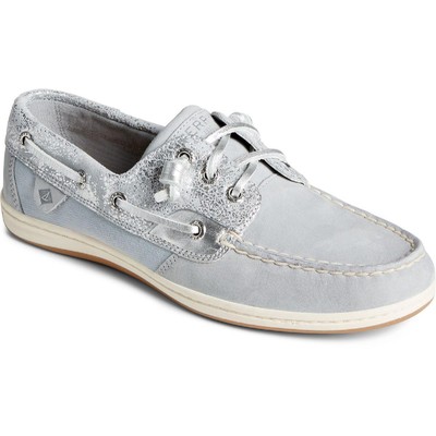 Женские повседневные и модные кроссовки Songfish Silver Sperry 7.5 Medium (B,M) 8417