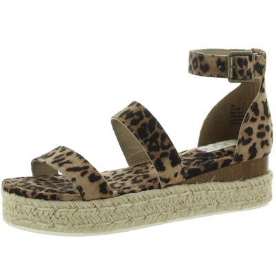 Женские эспадрильи Sugar из искусственной замши Tahini Tan среднего размера (B, M) BHFO 7708