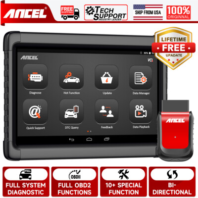 ANCEL X6 Automotive Bi-directional All System OBD2 Scanner Diagnostic Scan Tool