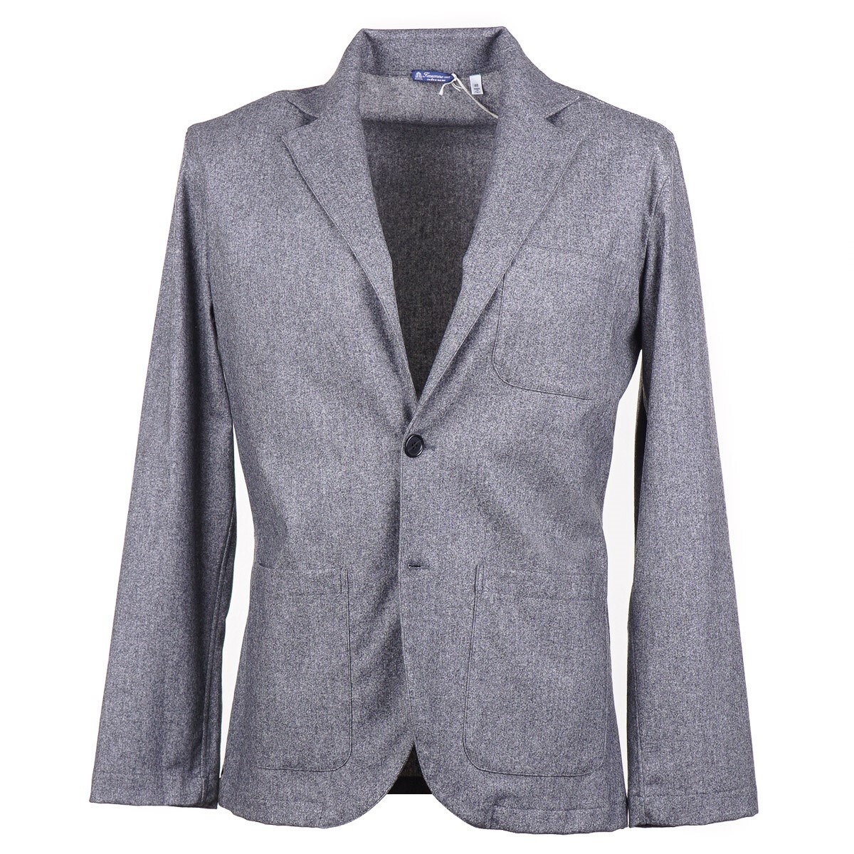 Pre-owned Finamore 1925 Finamore Napoli Unlined Lightweight Flannel Wool Sport Coat 42r (eu 52) In Gray