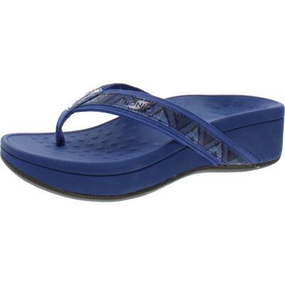 

Женские синие сандалии на танкетке Vionic Hightide CHV 5 Medium (B,M) BHFO 4050, Navy