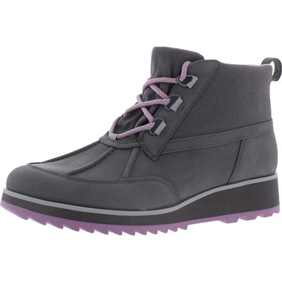 Женские ботинки на шнуровке Vionic Nolan Grey Combat 6.5 Medium (B,M) BHFO 8467