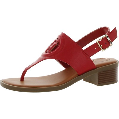 

Женские сандалии Tommy Hilfiger Olaya красные с ремешками 7,5 средний (B,M) BHFO 1309, Medium red