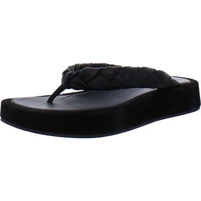 

Черные кожаные сандалии Vince Nita 6.5 Medium (B,M) BHFO 7279, Black leather