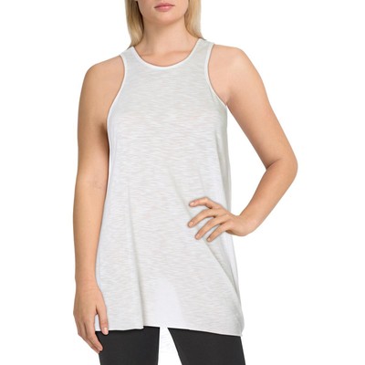 Женская белая рубашка на бретелях с узлом для фитнеса Becca Womens XS BHFO 9638